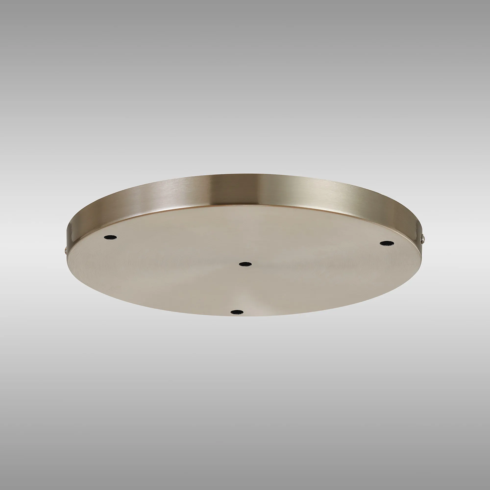Hayes 4 Hole 28cm Round Ceiling Plate Satin Nickel D0829SN  Deco Hayes Nickel
